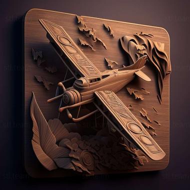 3D model Warplanes WW1 Fighters game (STL)